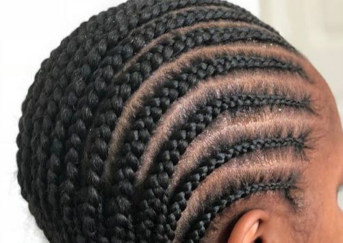 Natural Cornrows - (Wig Base)