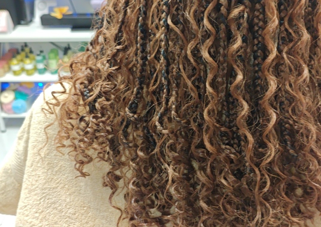 Boho Bob Knotless Braids