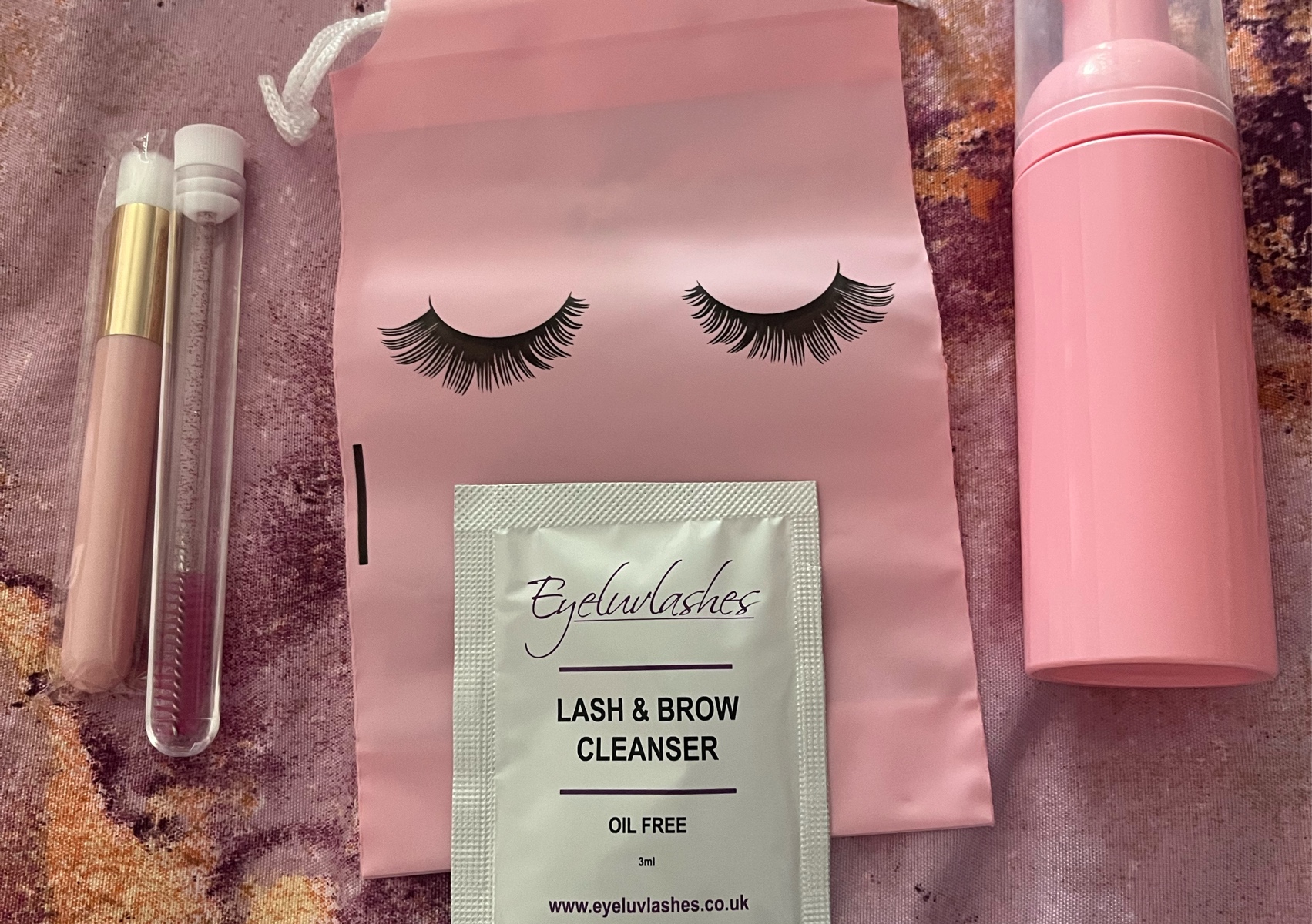 Lash and brow cleansing kit