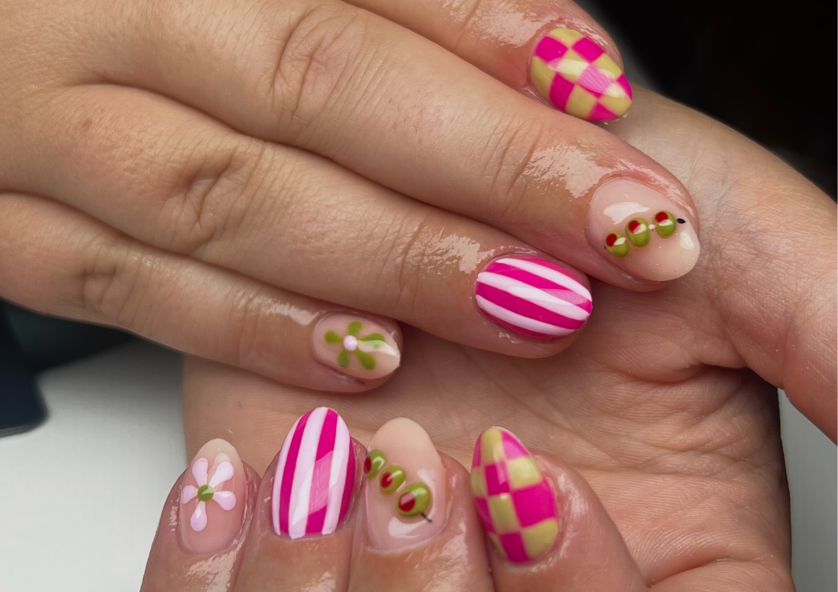 Structure manicure fill in