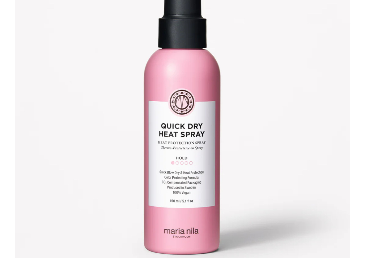 Quick dry heat spray