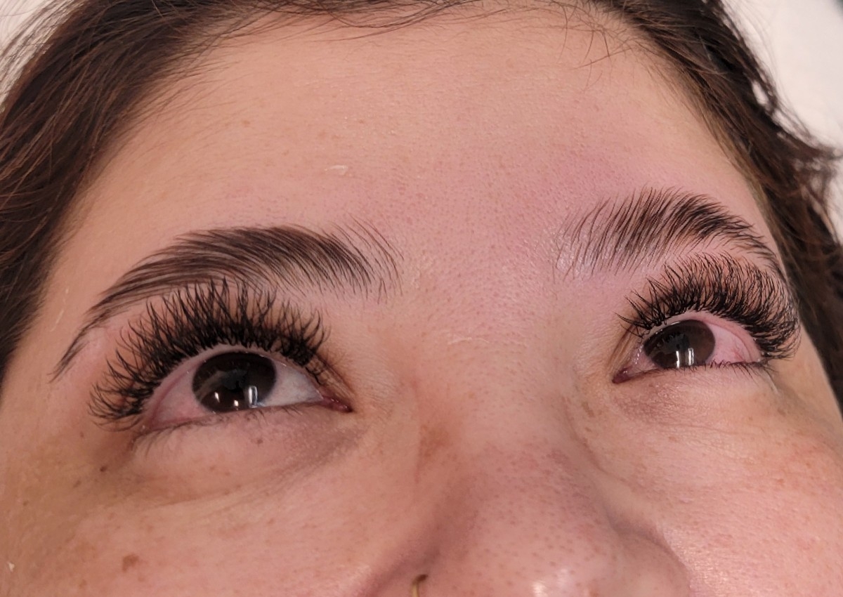 Pestañas estilo egitcia 