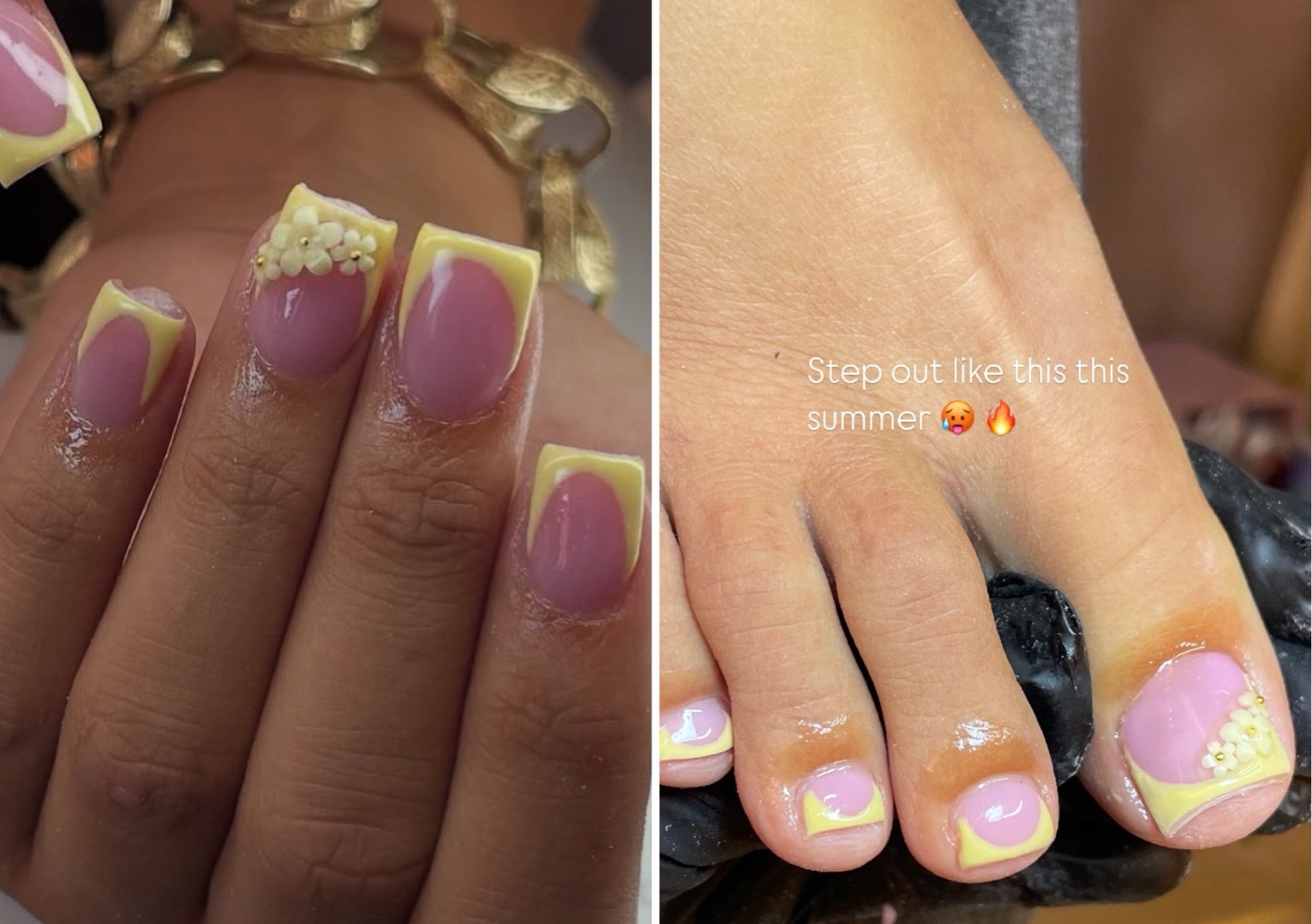 Short-med Matching Nails &Toes