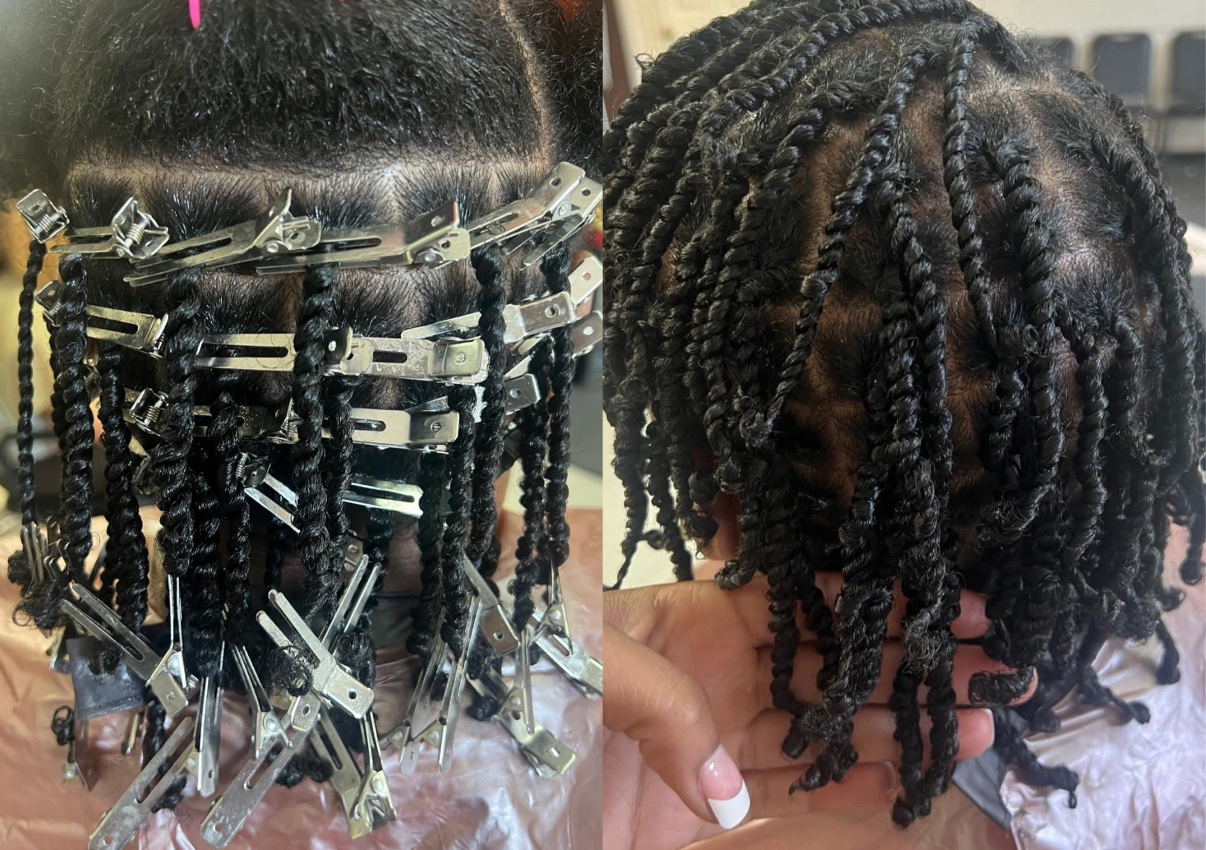 Two Strand Twist ✨( on natual curly hair ) 