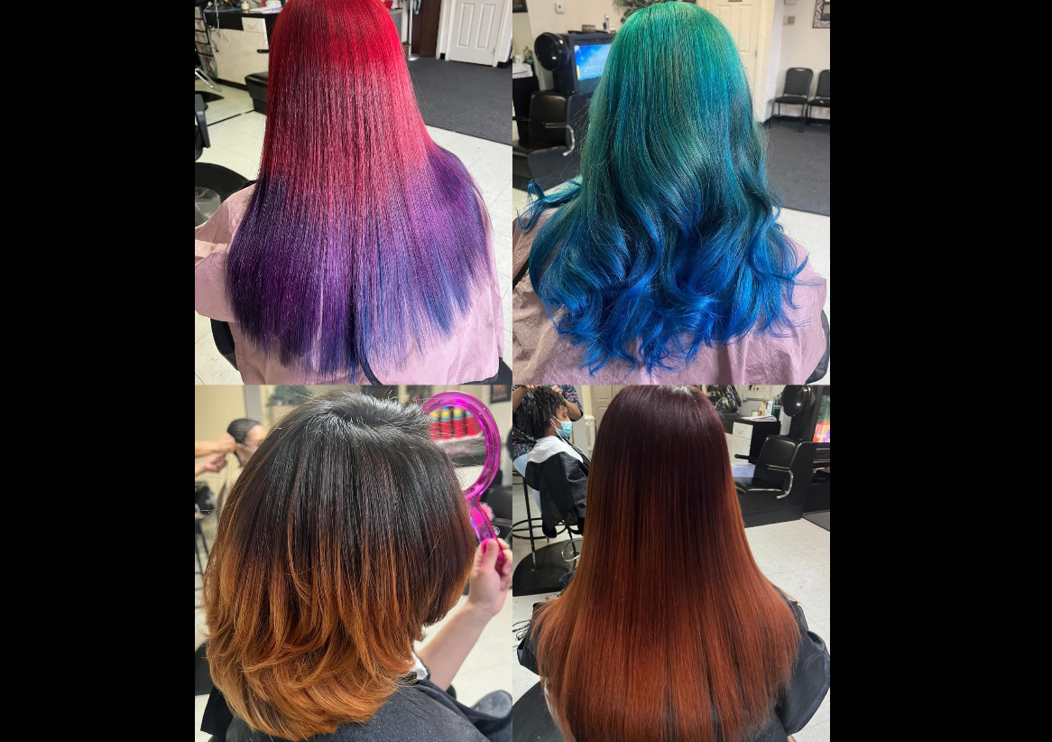 Balayage ✨( One color fading into another color )