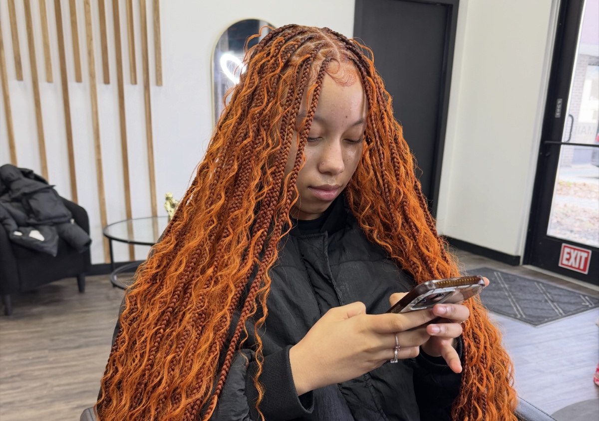 smedium knotless braids