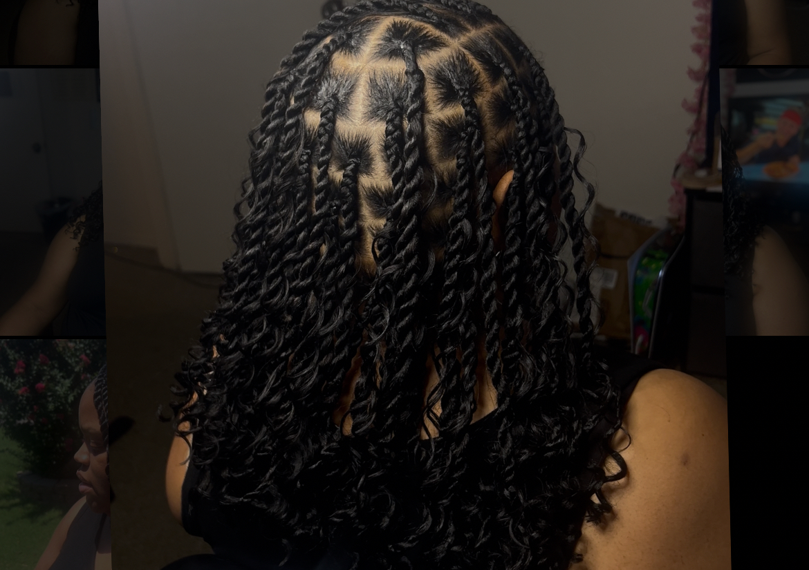 Boho Island twist bob 