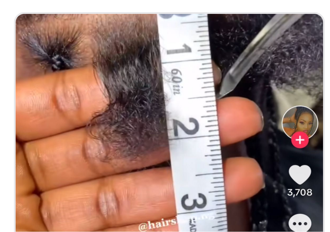 Hair length needs to pass the 3 inches(do not push select)