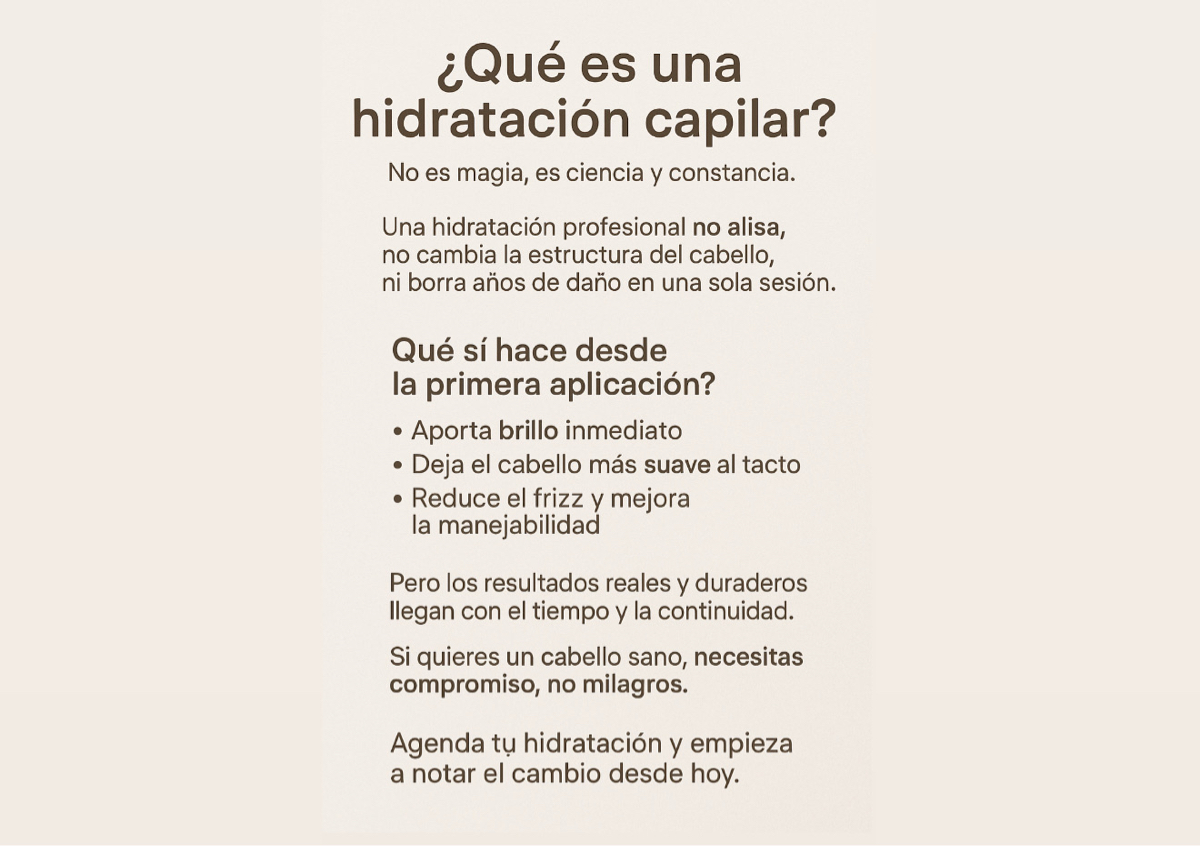 hidratación (no alisa)