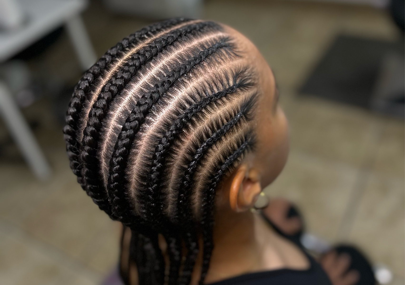 10 conrows + extensión (Dama) 