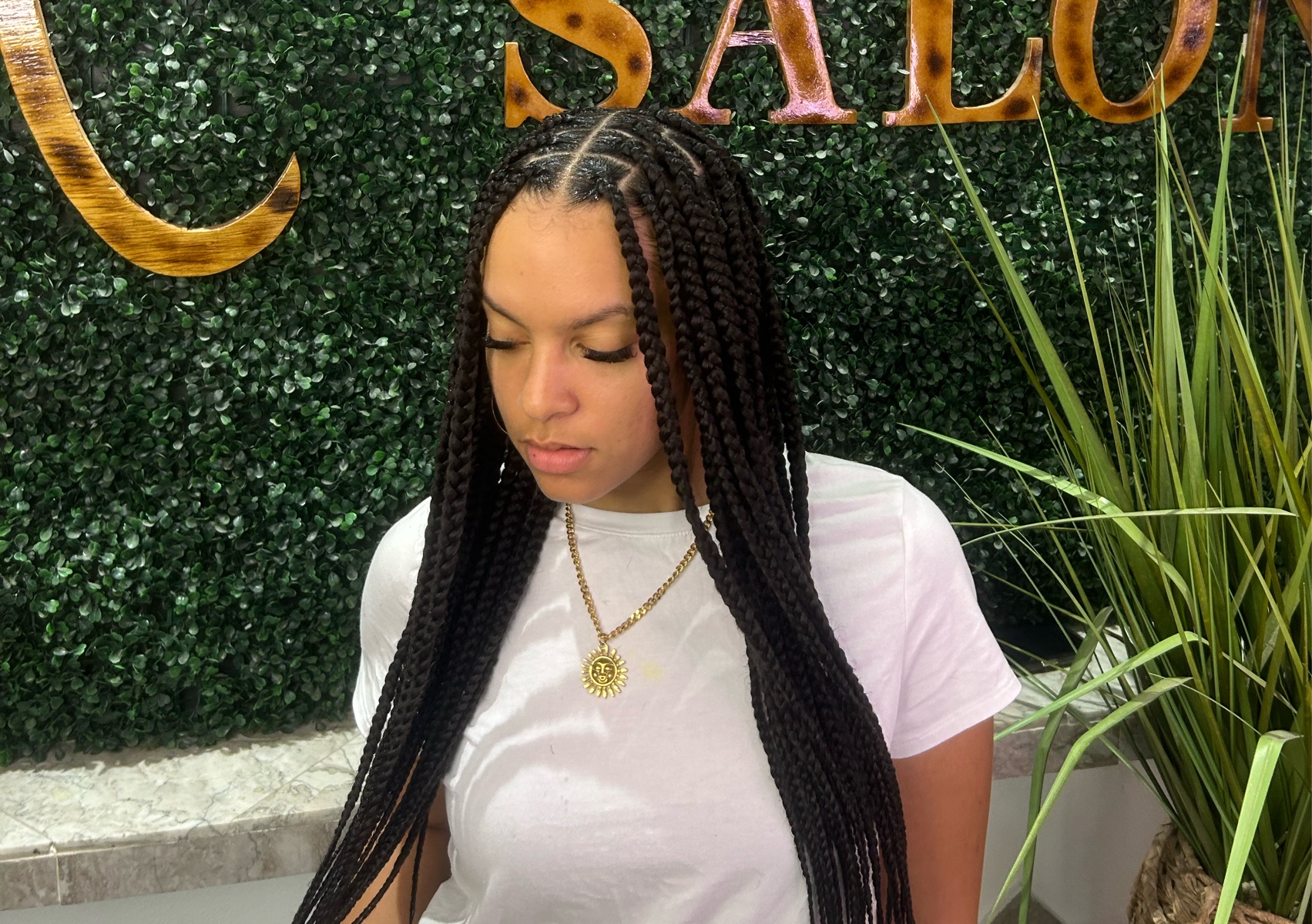 M/Knotless Box. Braids