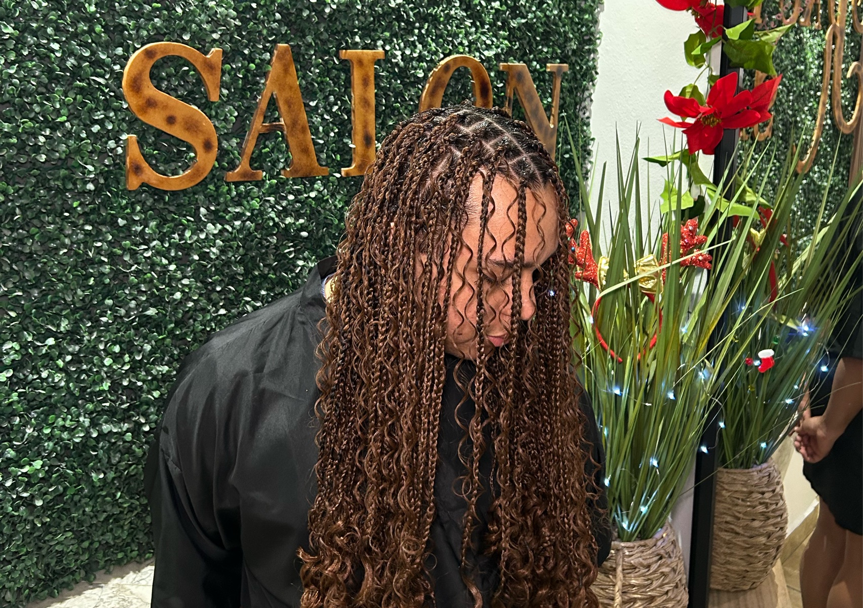 S/Boho knot. braids 
