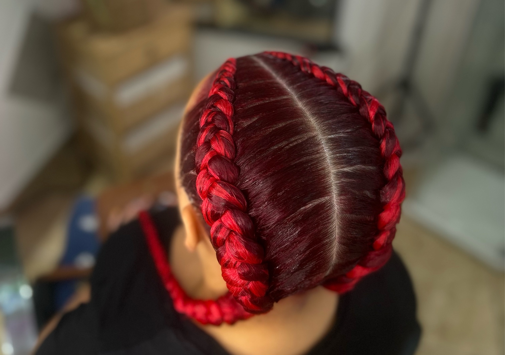 2 conrows + extension (Dama) 