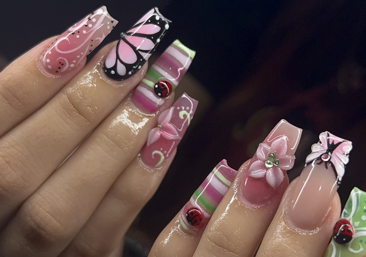 Long Acrylic
