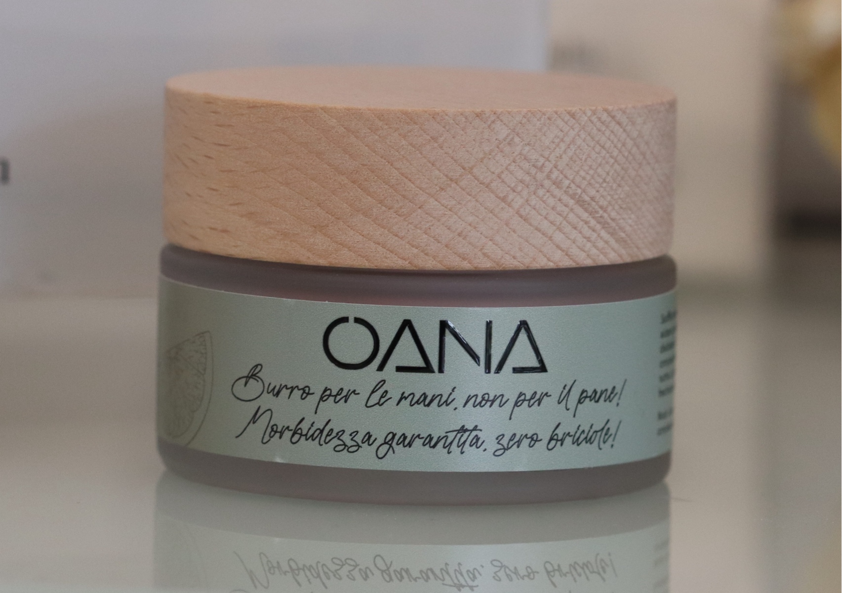 Burro mani soufflé OANA arancia rossa