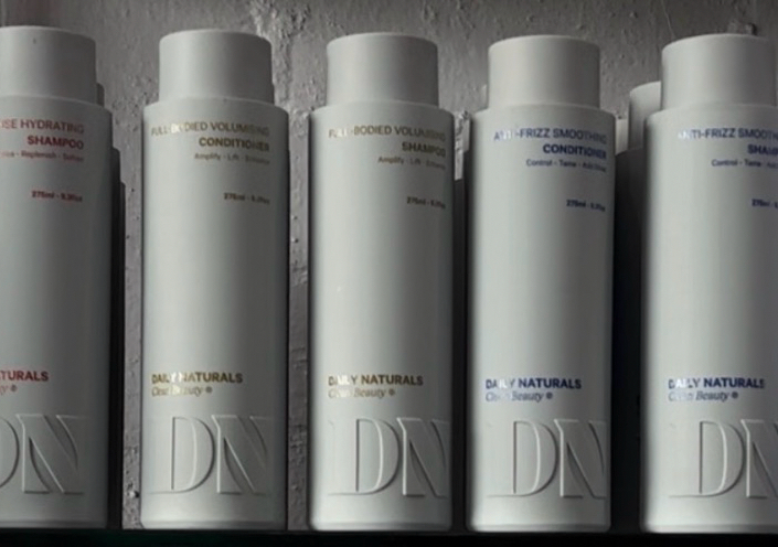 Daily Naturals shampoo and conditioners