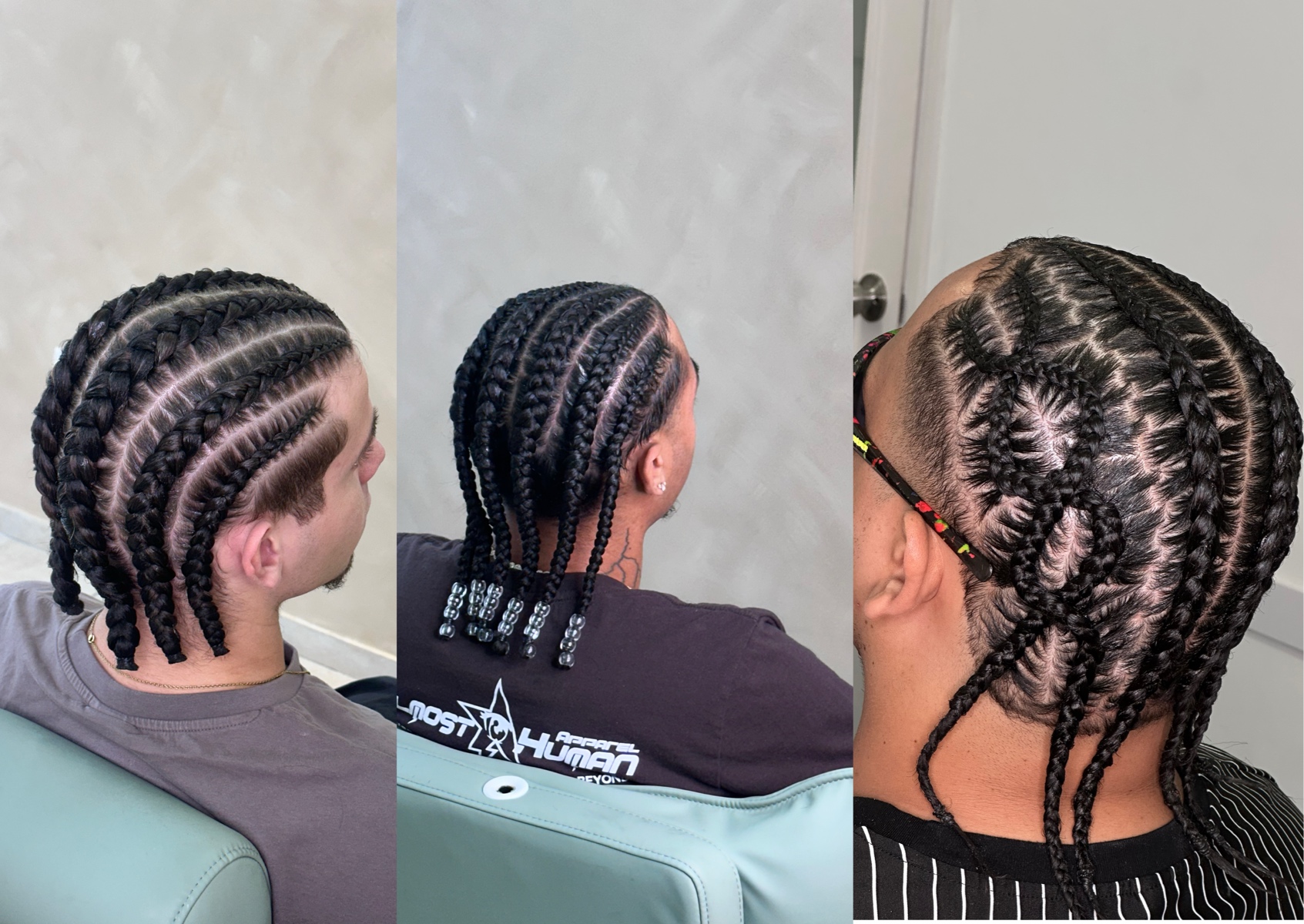 6 Braids Men 