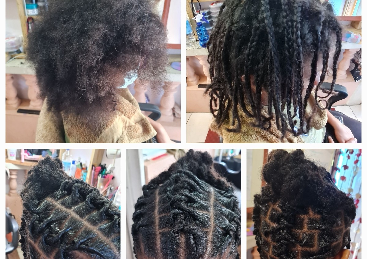 Starter locs (old fashion way)