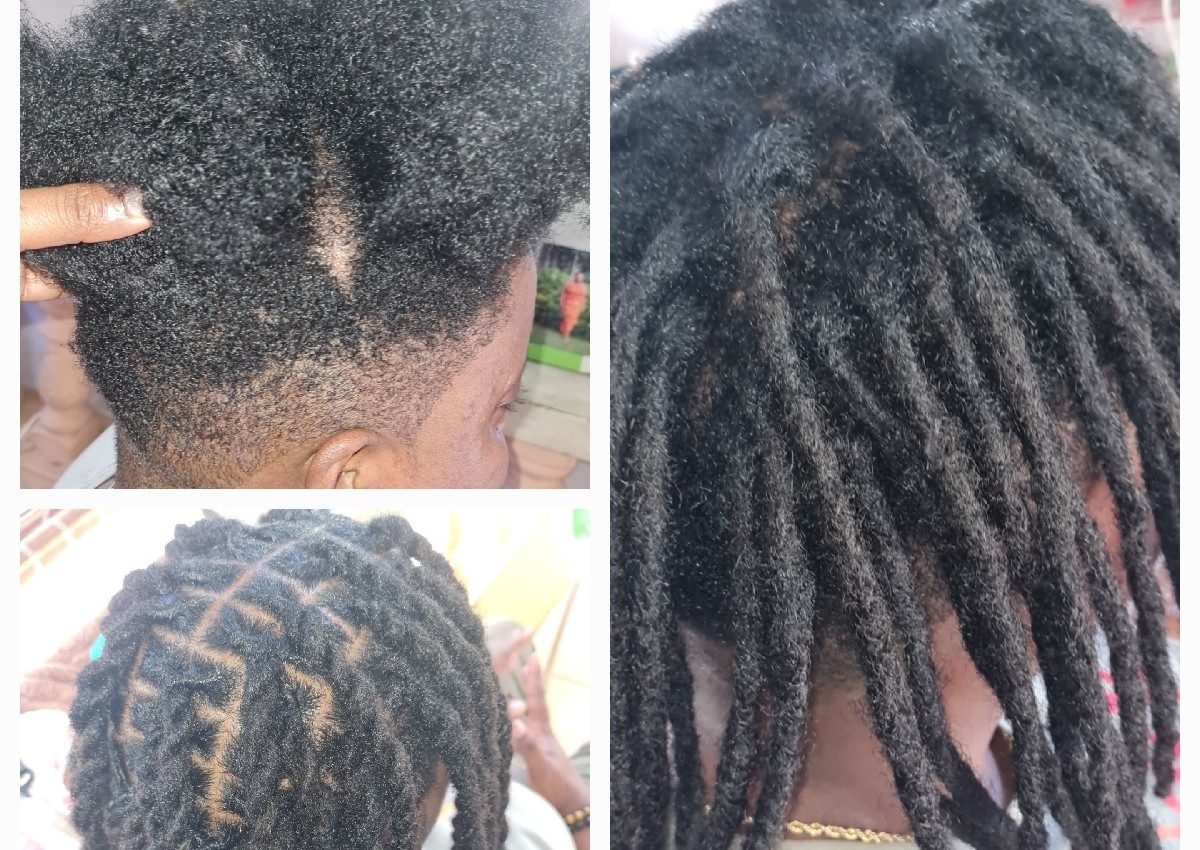Instant Starter locs (with extensions)