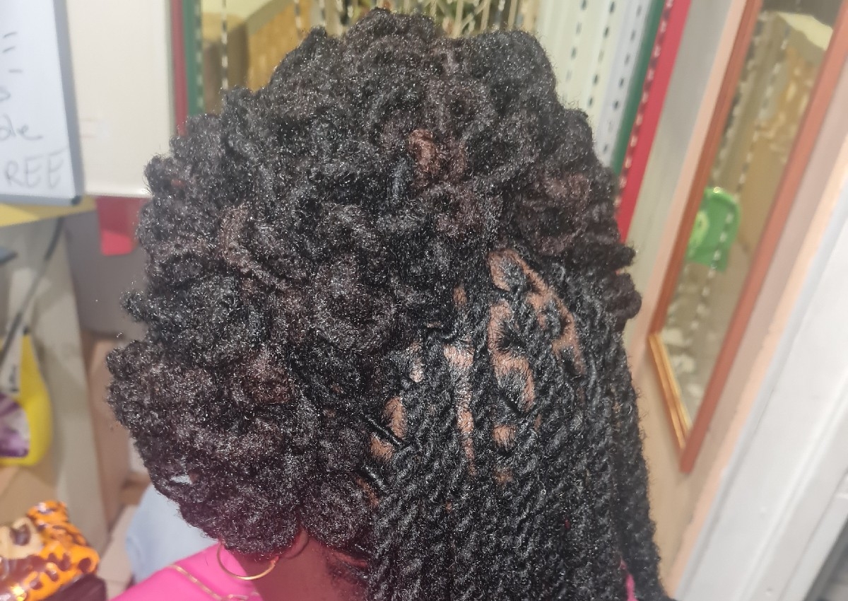 Wash retwist and style 