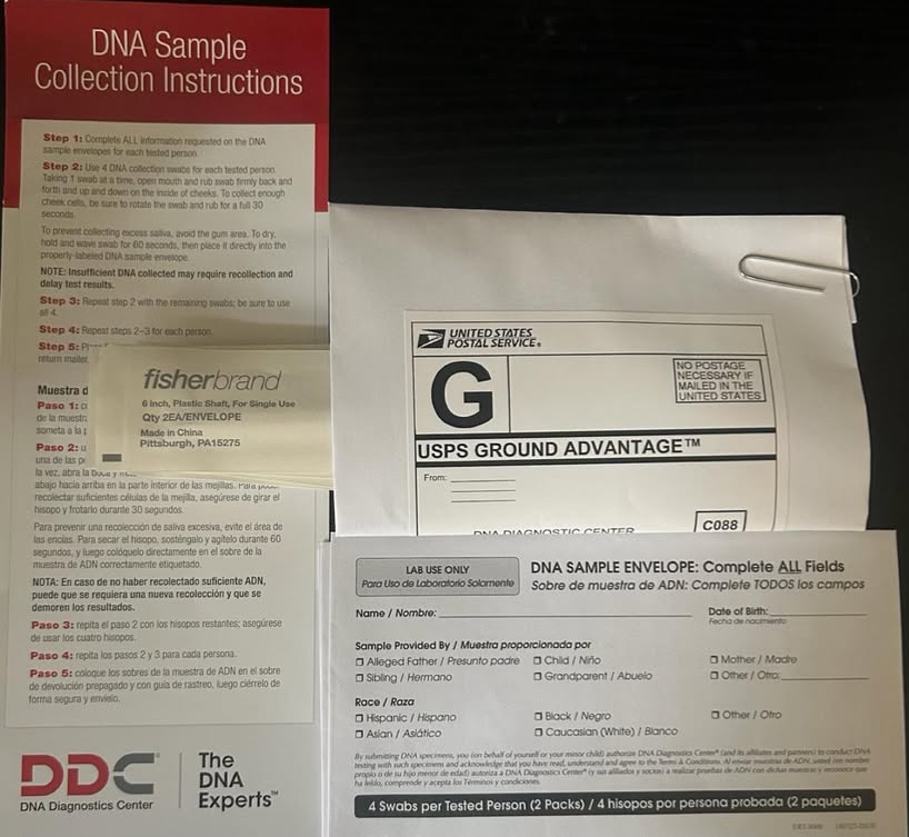 At Home Paternity Test (Grandparents/Siblingship)