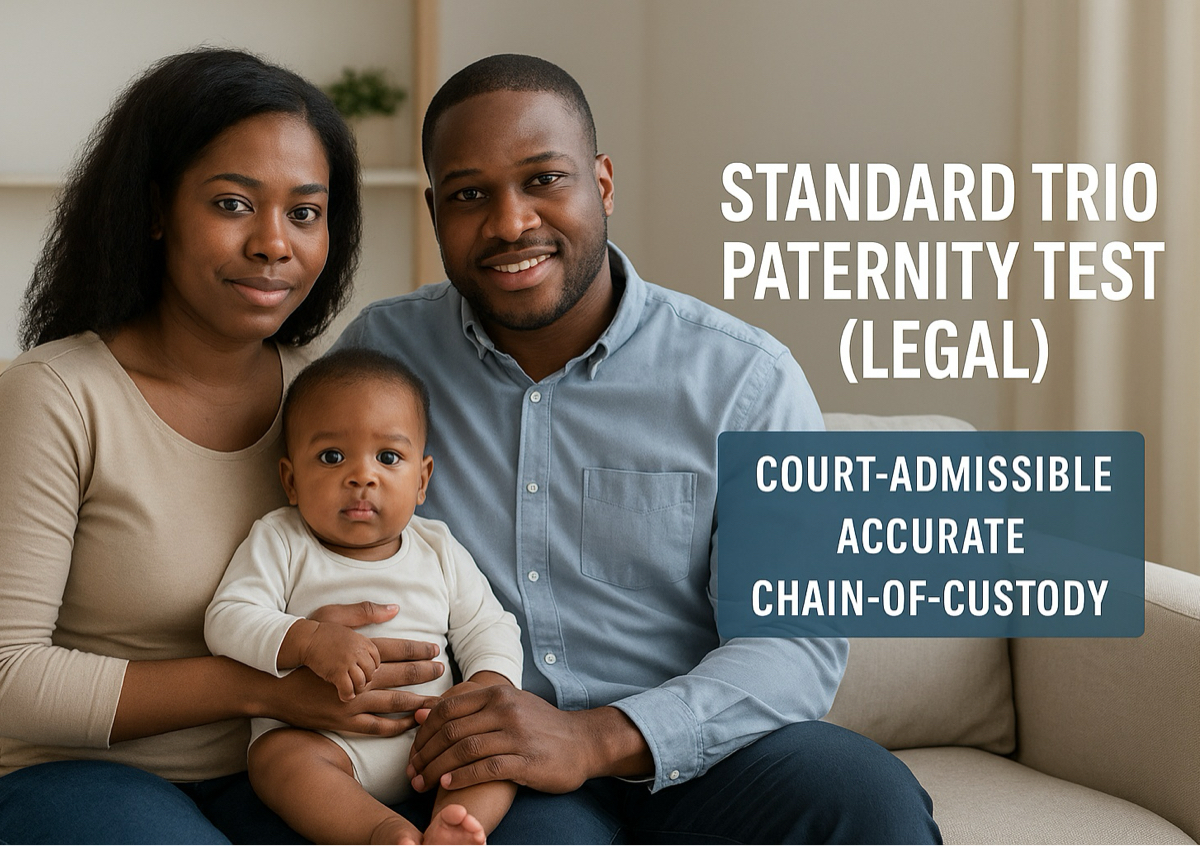 Standard Trio Paternity Test (Legal)