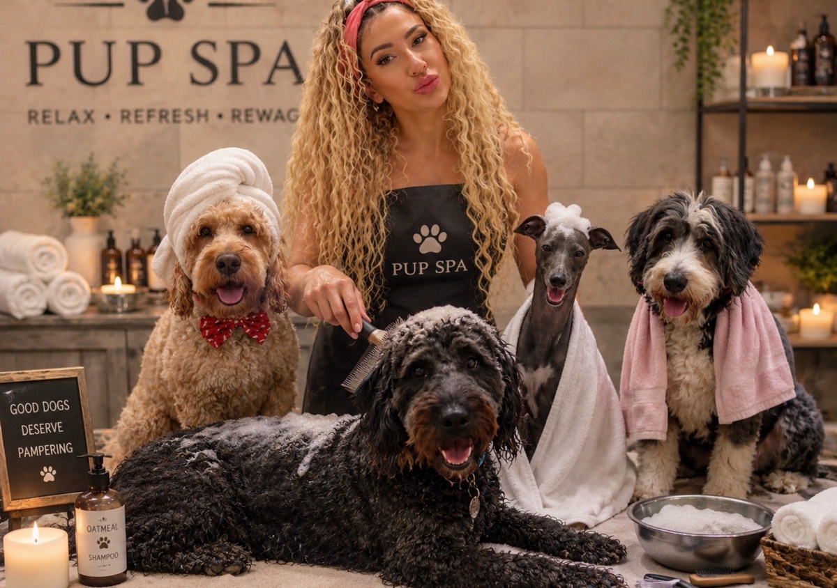 Filthy animal, bubble bath spa  and full grown treatments