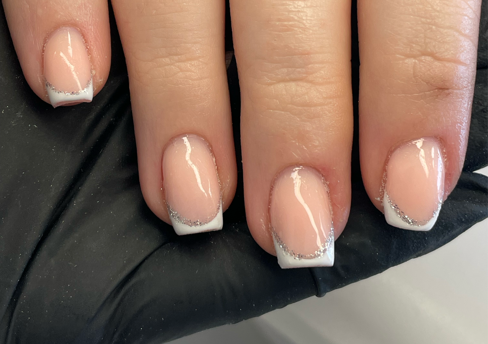 Gel overlay with just french tip