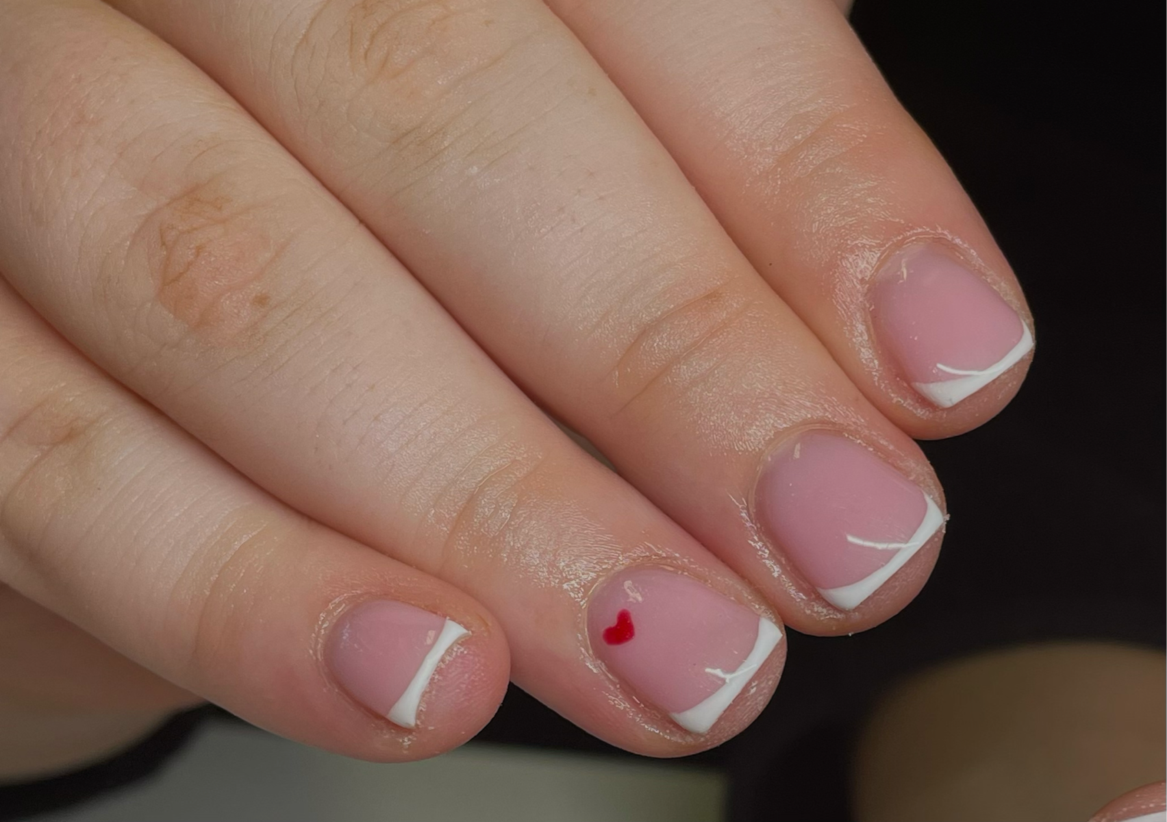 Biab with just french tip