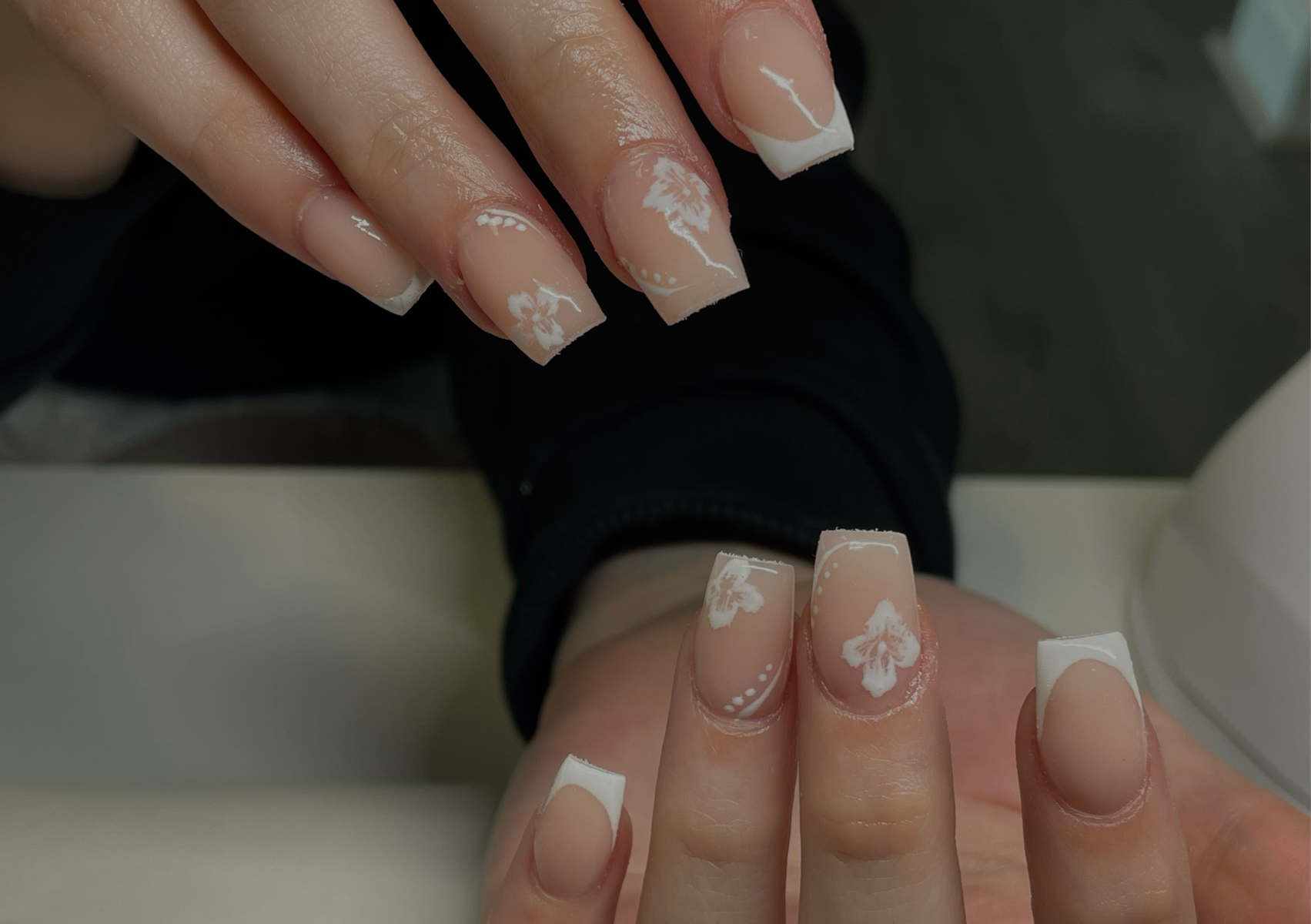 Biab refill minimal nail art