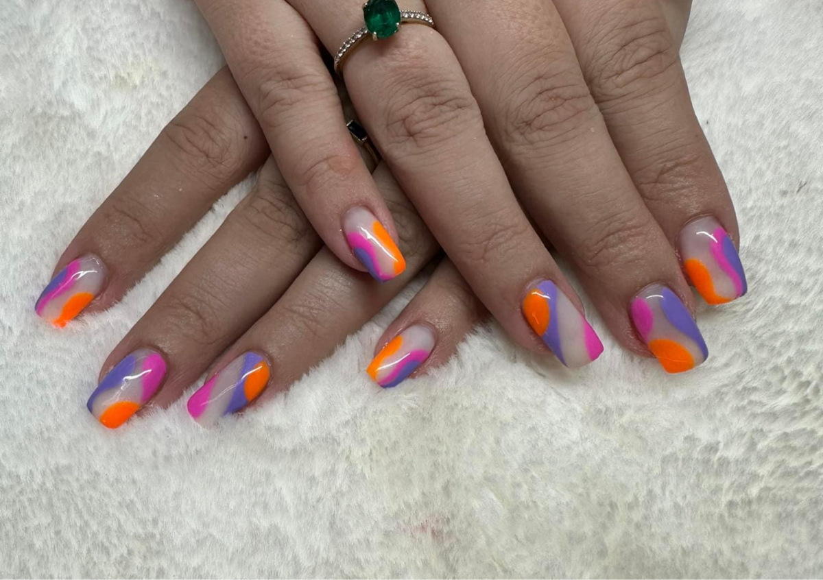 Builder gel with Design