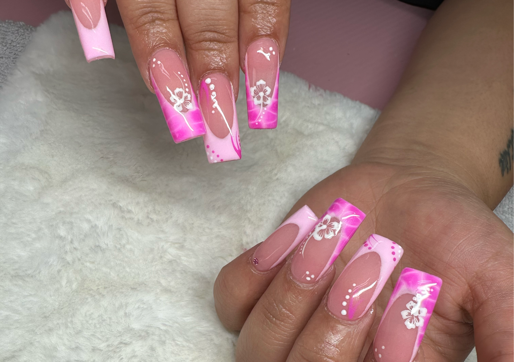 Acrylic Full Set Artistic Style 