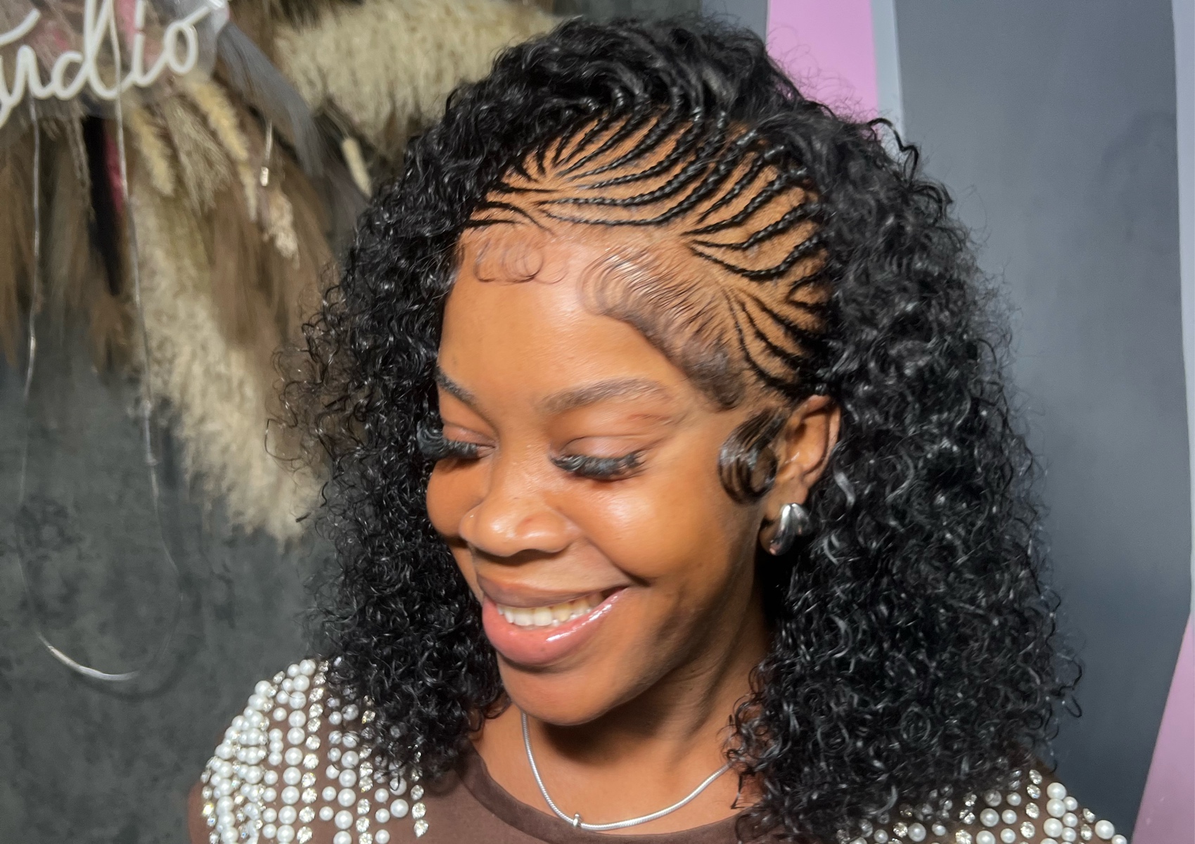 Cornrow wig