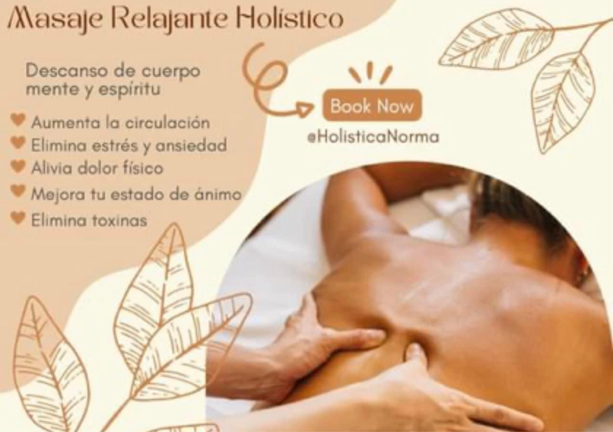 60 min Masaje Relajante Holístico PREMIUM