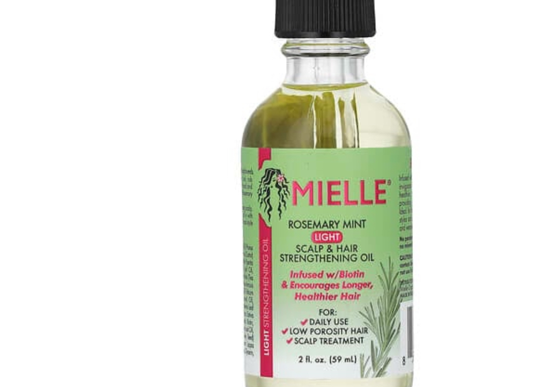 MIELLE-Light Scalp & Hair Strengthening Oil, Rosemary Mint