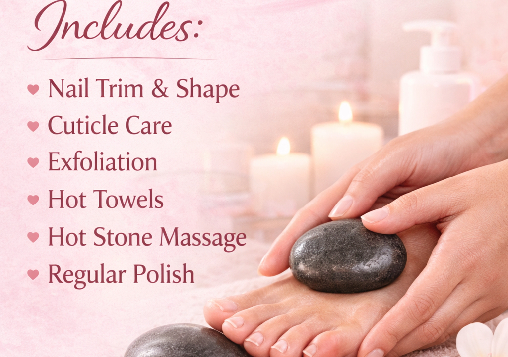 Refresh waterless pedicure 