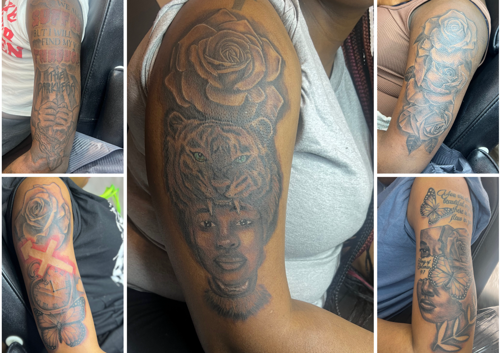 Quarter Sleeve One Side Upper Arm