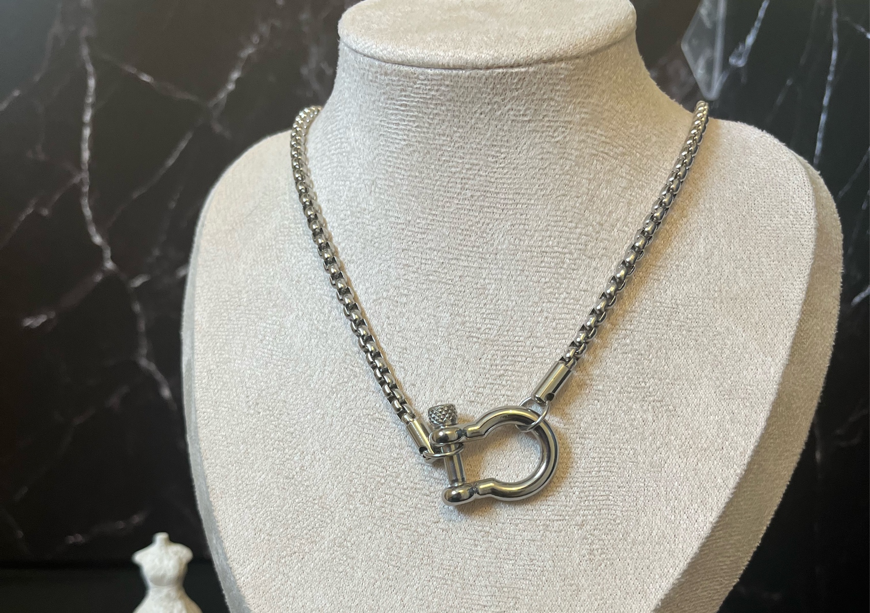 Cadena plata stainless steel