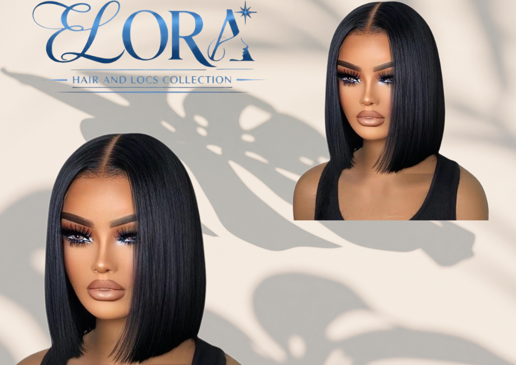 12” Bob – Natural Black (13×4 Lace Frontal)