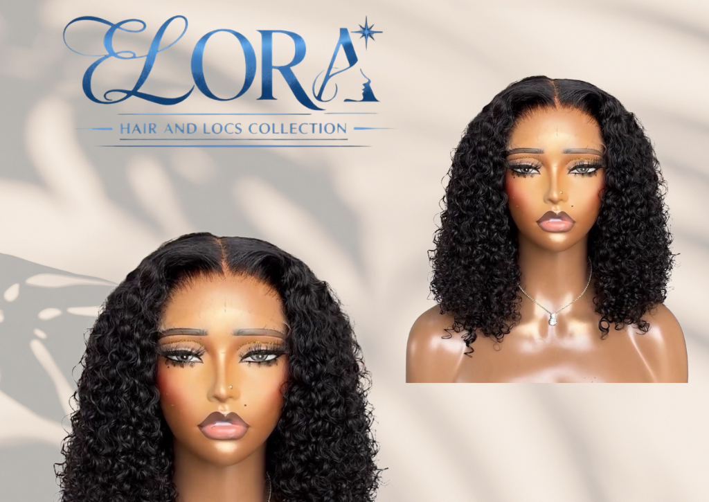 12” Kinky Curl – Natural Black (13×4 Lace Frontal)