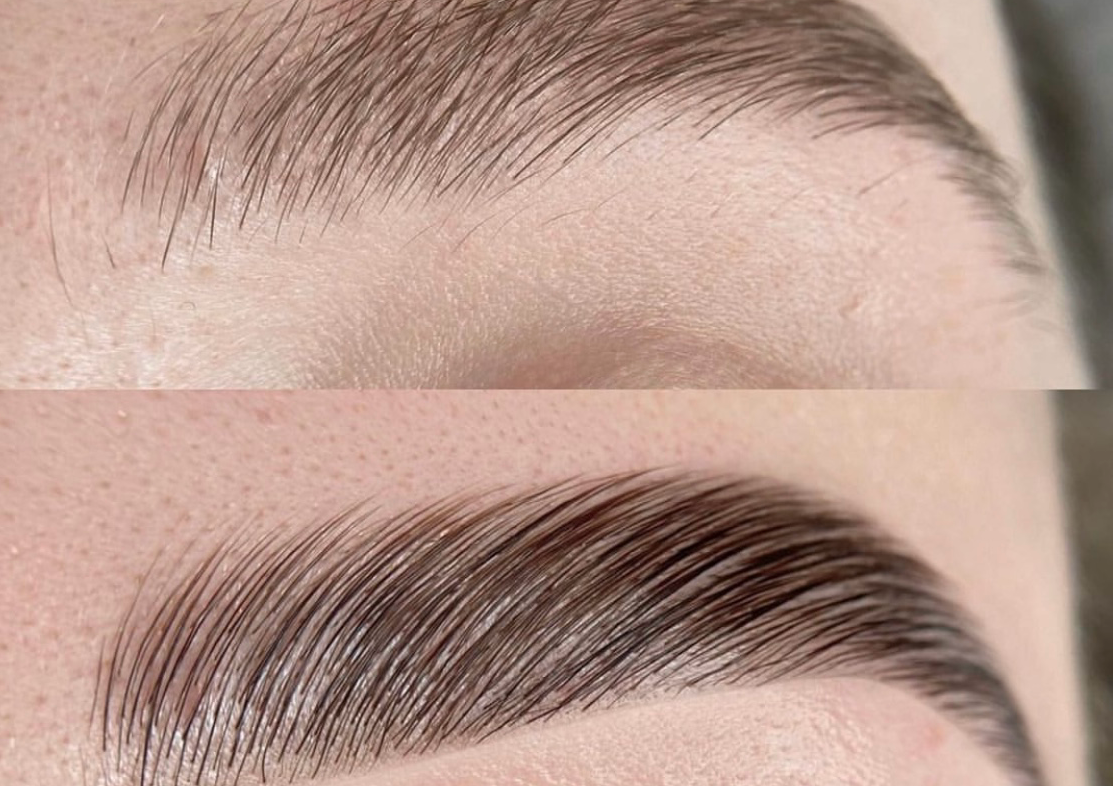 Brow Lamination und Form
