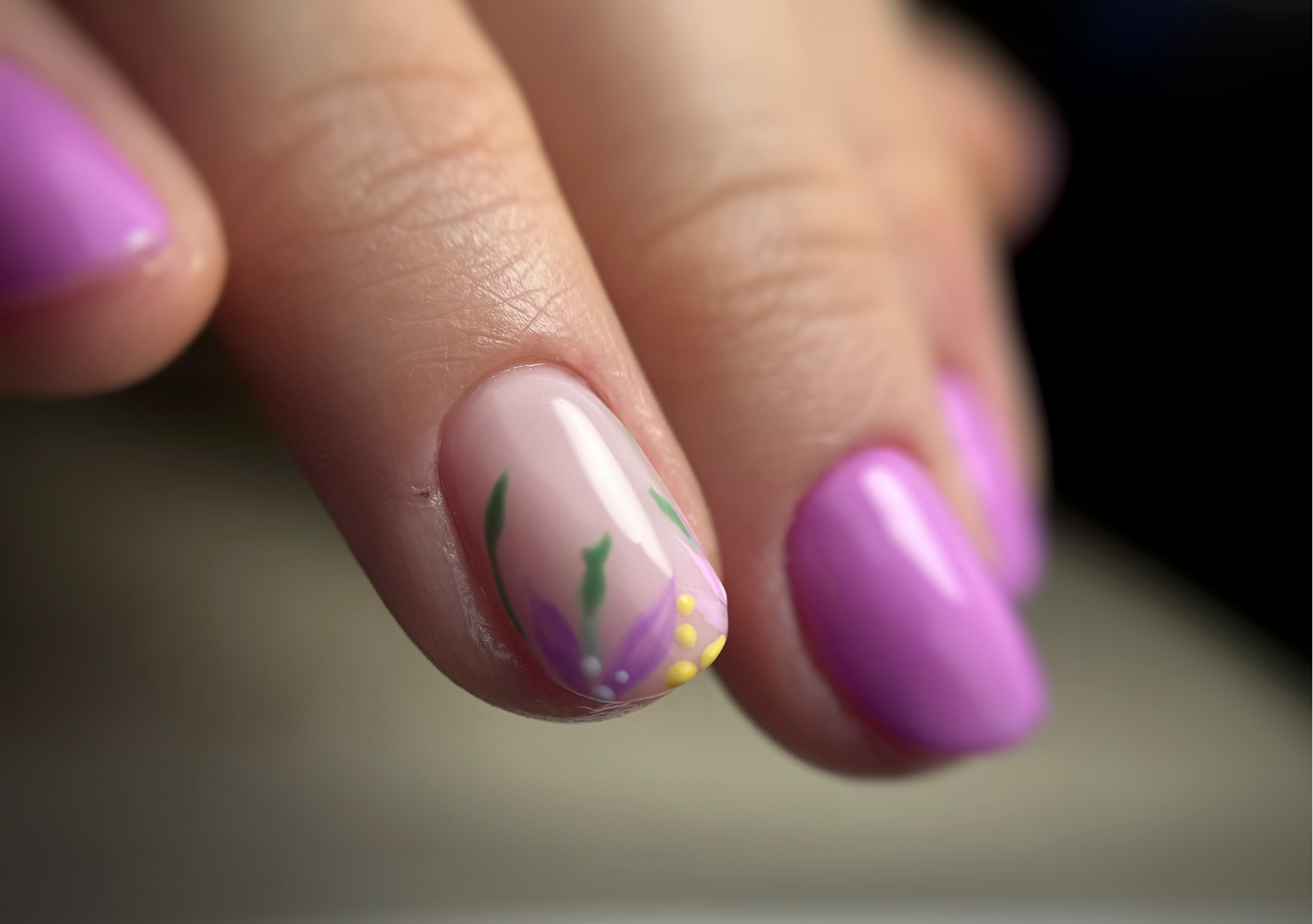 Decorazione unghia singola