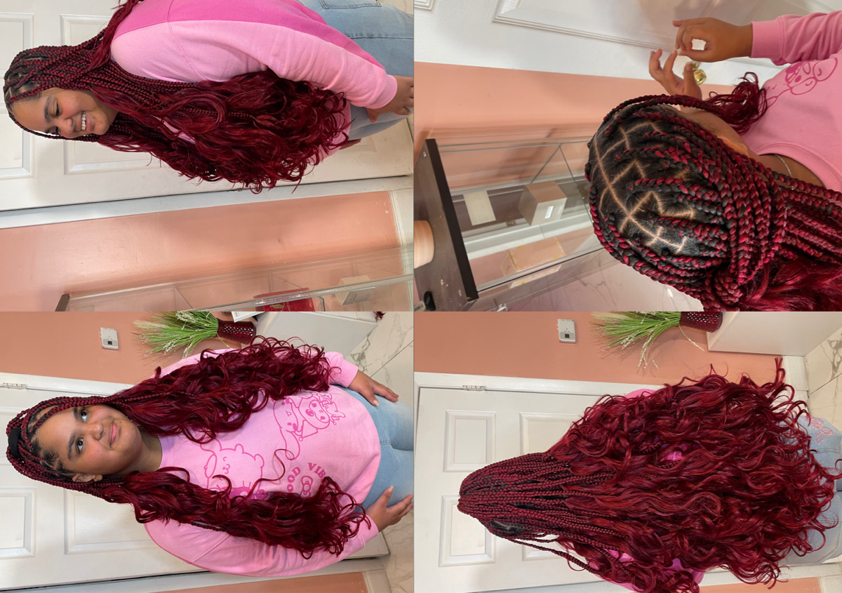 Medium French Curl Knotless