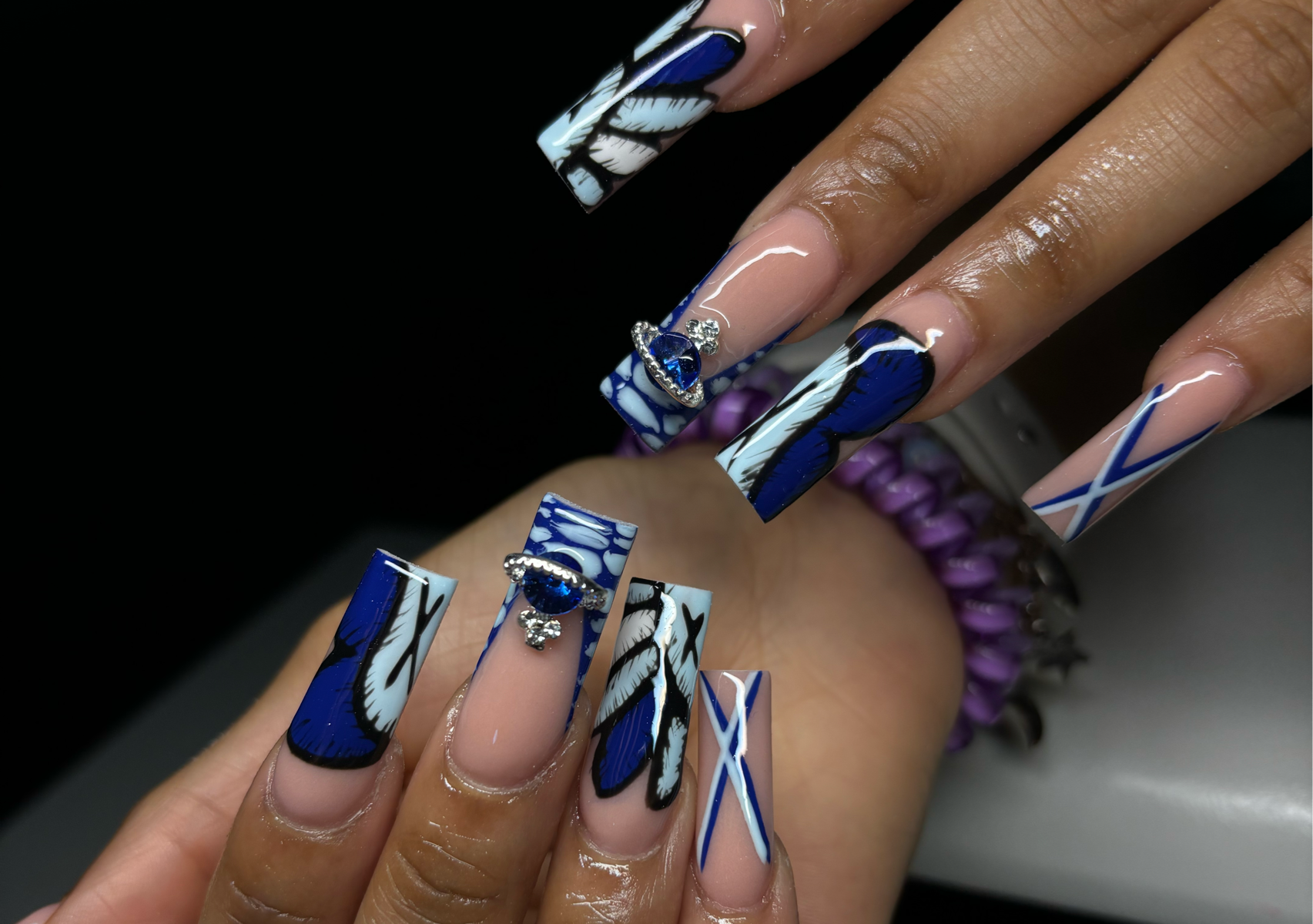 Nail art (any hand drawn art) 