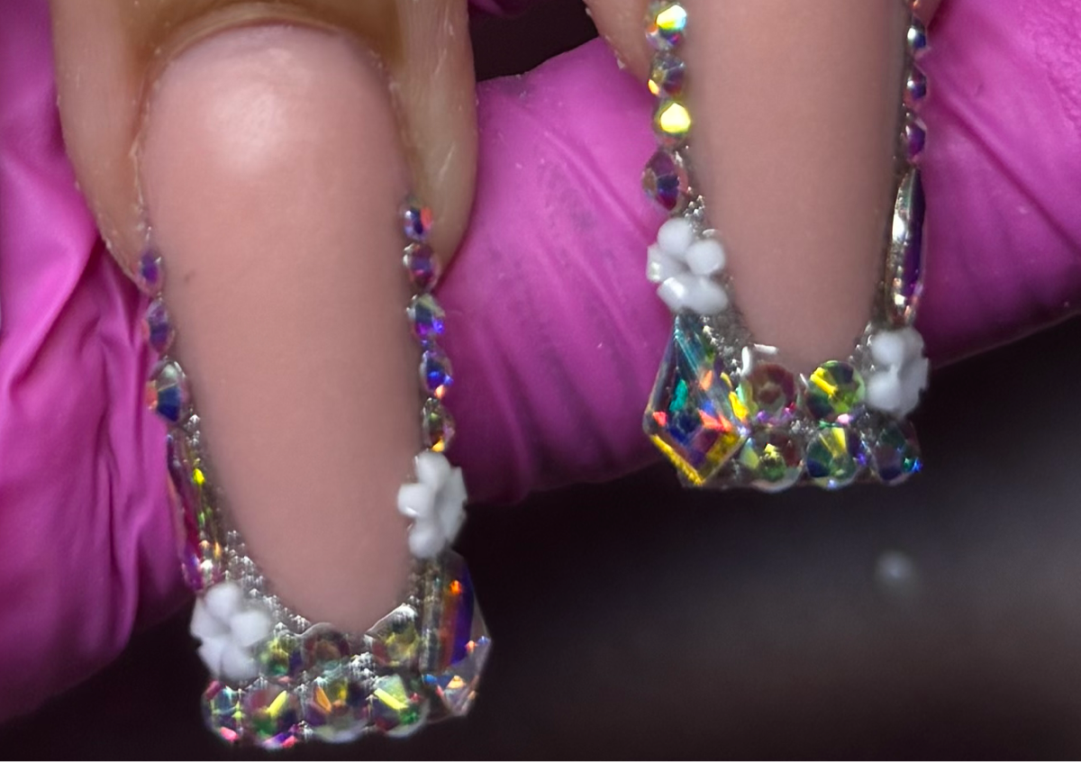 Bling french tip (per nail!!!!!!)