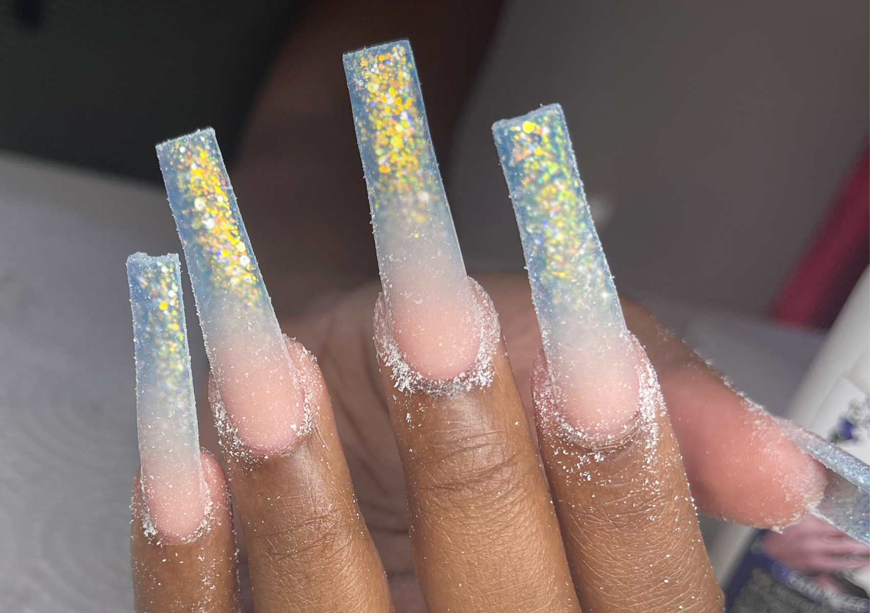 Ombré Glitter/Color Long