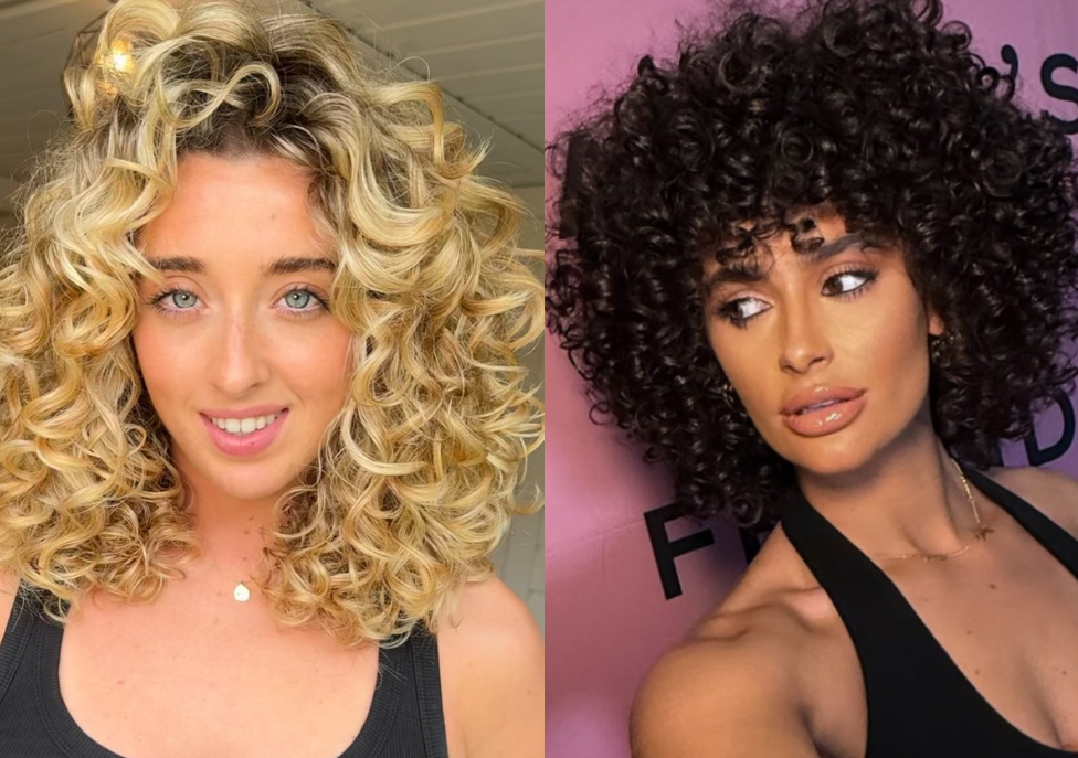 Curly cut only (no styling) 