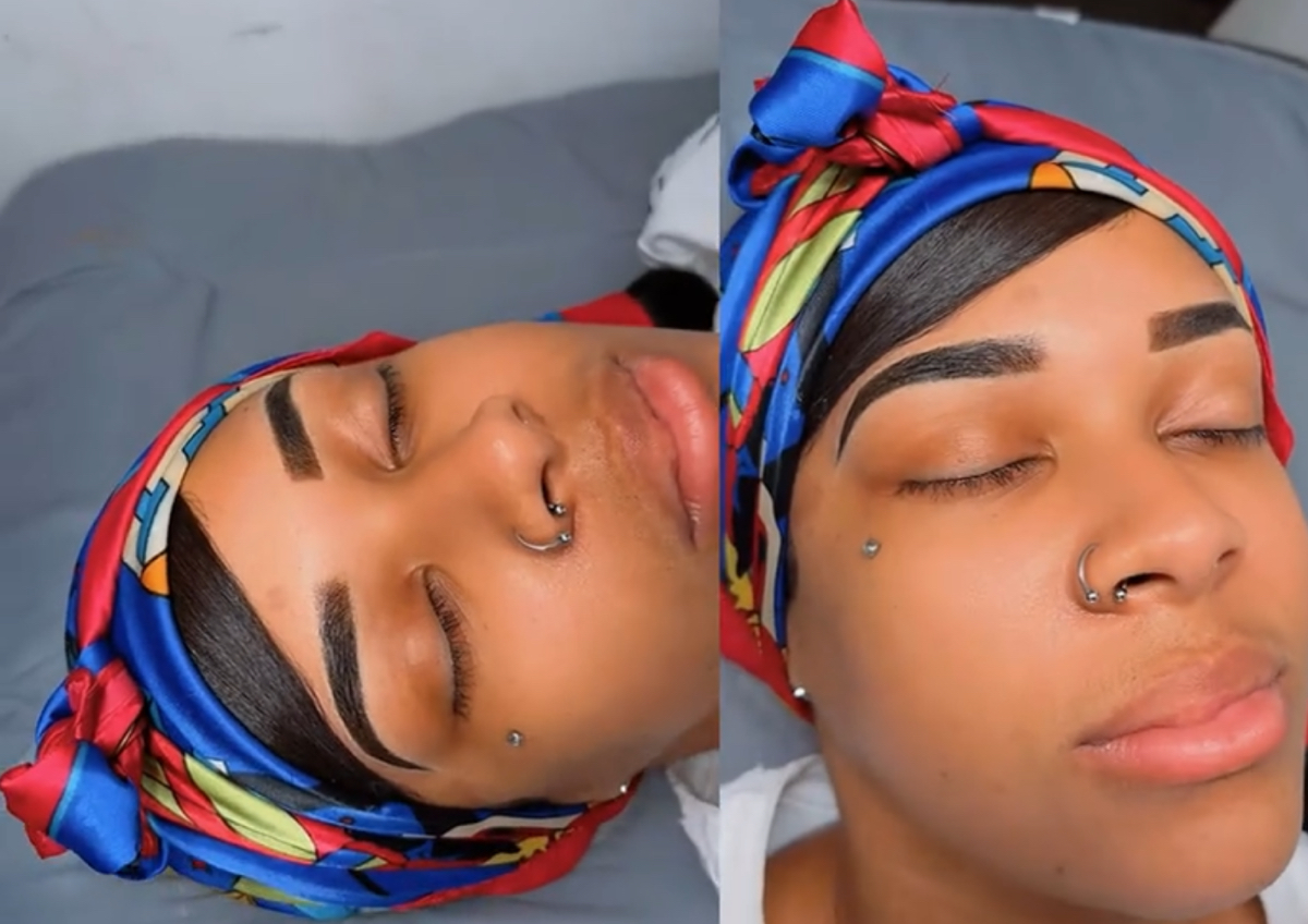 Brow wax and tint
