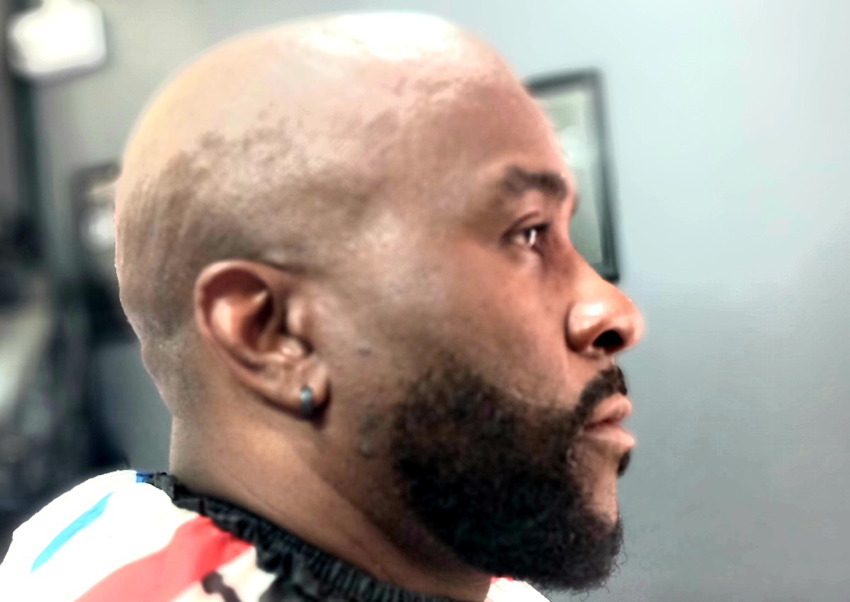 Clipper Bald Head + Full Beard Line-Up