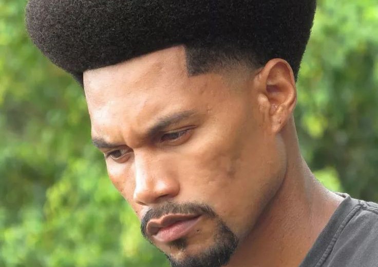 Men Blowout Cut + Goatee Line-Up 